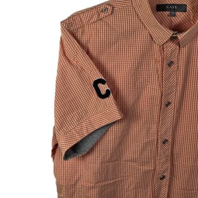 Cavi Men's XXL Peach Short Sleeve Shirt - Thumbnail 6