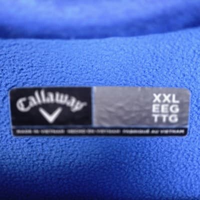 Callaway Men’s XXL Blue Quarter Zip Pullover - Thumbnail 3