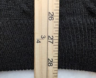 Vintage Bergati Men's Large Cable Knit Black Sweater RN# 87932 - Thumbnail 7