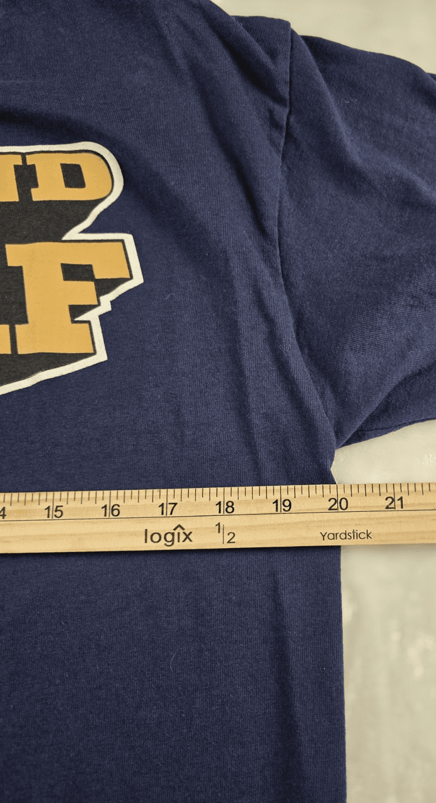 Los Angeles Rams Men's Large Dark Blue " Defend Our Turf " T-Shirt - Thumbnail 4