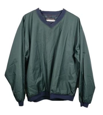Forresters Outerwear Men’s XXL Green V-Neck Golf Windbreaker - Image 1