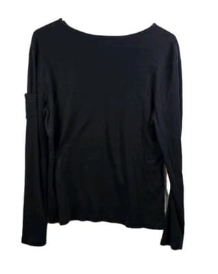 LRL Lauren Jean Co Women’s Large Black Crewneck Long Sleeve Shirt - Thumbnail 8