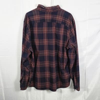 Wrangler Men's XXL Plaid Long Sleeve Button Up Shirt * Flawed* - Thumbnail 8