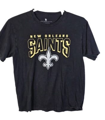 New Orleans Men's Large Black New Orleans Saints Tee Shirt - Image 1