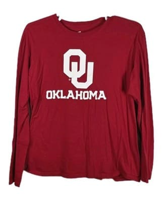 Fanatics Oklahoma Sooners Men's XL Red Long Sleeve Shirt - Image 1