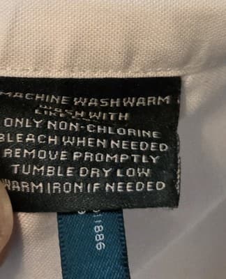 Lauren Ralph Lauren Men's XL White Slim Fit 17.5 34/35 Button Down Shirt - Thumbnail 5