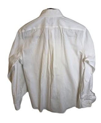 Lauren Ralph Lauren Men's XL White Slim Fit 17.5 34/35 Button Down Shirt - Thumbnail 7