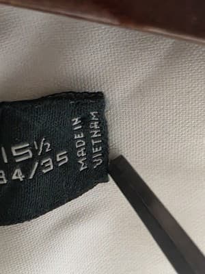 Lauren Ralph Lauren Men's XL White Slim Fit 17.5 34/35 Button Down Shirt - Thumbnail 4