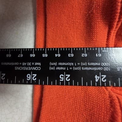 Clemson Tigers Men's Medium Orange Hoodie Sweatshirt * Missing Hoodie String* - Thumbnail 6