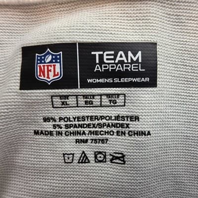 Team Apparel Women's XL White / Gold New Orleans Saints Short Sleeve Shirt - Thumbnail 3
