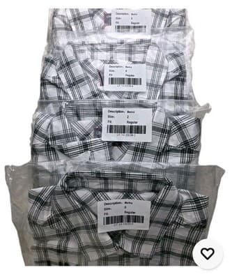 NWT Untuckit Women’s White Marina Plaid Long Sleeve In Sizes 0, 2, 4 & 6 - Thumbnail 6