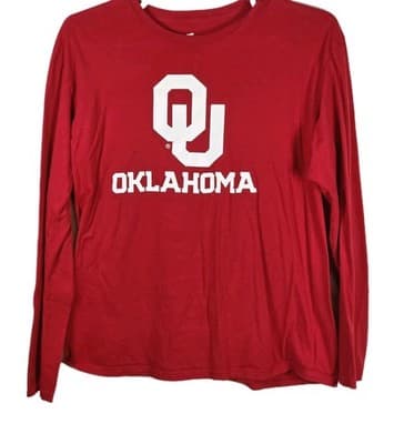 Fanatics Oklahoma Sooners Men's XL Red Long Sleeve Shirt - Thumbnail 3