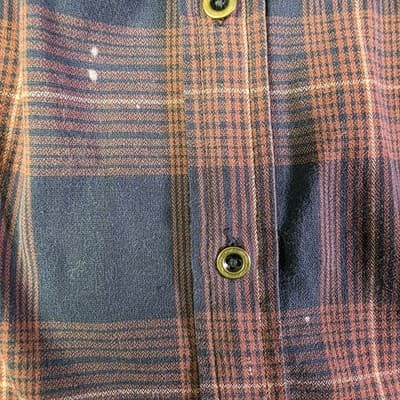 Wrangler Men's XXL Plaid Long Sleeve Button Up Shirt * Flawed* - Thumbnail 10