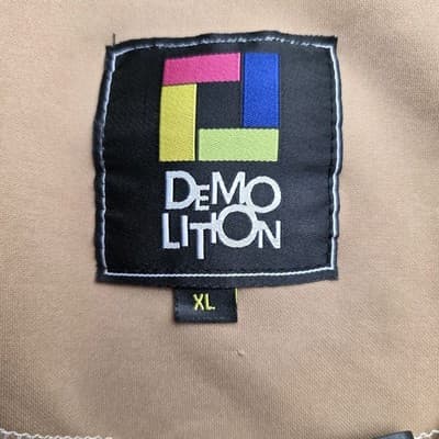 Demolition Men's XL Tan Multicolored Full Zip Jacket - Thumbnail 5