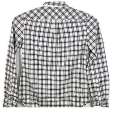 NWT Untuckit Women’s White Marina Plaid Long Sleeve In Sizes 0, 2, 4 & 6 - Thumbnail 5