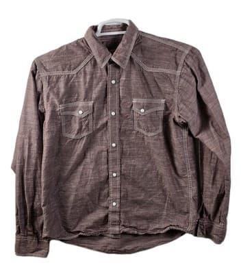 Red River Outfitters Women's XXl Brown Pearl Snaps Long Sleeve Shirt - Image 1