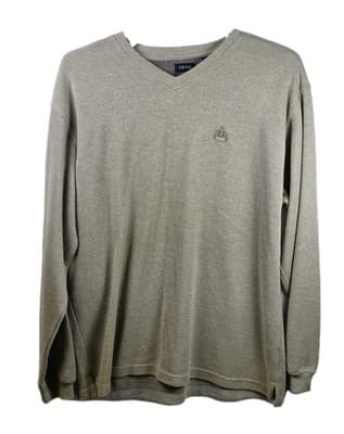 Izod Men's Tan XL V-Neck Sweater - Image 1