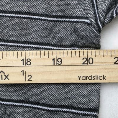 Polo Ralph Lauren Golf Men’s Large Gray & Black Striped Shirt - Thumbnail 6