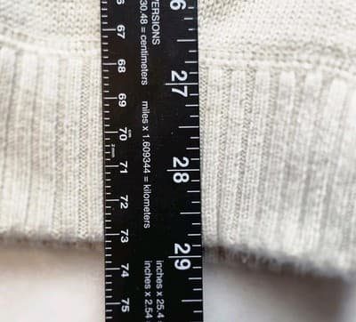 Vintage Eddie Bauer Men's XXL Beige Cotton Pullover Sweater - Thumbnail 5