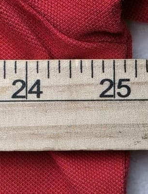 Chaps Men's XXL Red Polo Short Sleeve Golf Shirt - Thumbnail 5