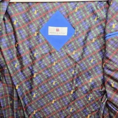 Thomas Wilson Men's Large Blue Full Zip Long Sleeve Goretex Windbreaker - Thumbnail 5