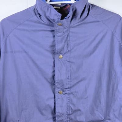 Thomas Wilson Men's Large Blue Full Zip Long Sleeve Goretex Windbreaker - Thumbnail 2