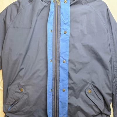 Thomas Wilson Men's Large Blue Full Zip Long Sleeve Goretex Windbreaker - Thumbnail 3