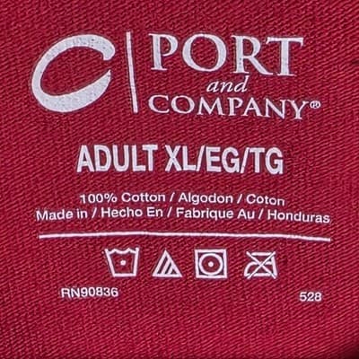 Port Authority Houston Rockets Men's XL Red Rally T-Shirt - Thumbnail 4