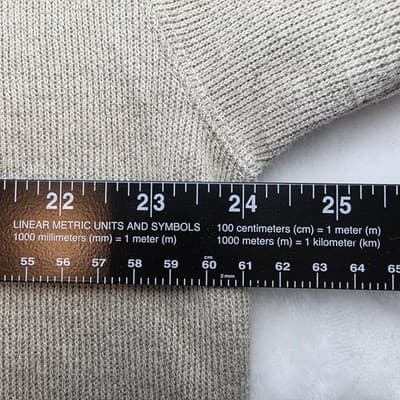 Izod Men's Tan XL V-Neck Sweater - Thumbnail 4