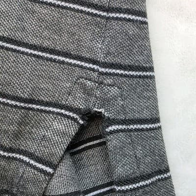Polo Ralph Lauren Golf Men’s Large Gray & Black Striped Shirt - Thumbnail 8