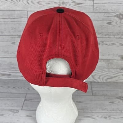 MLB Cincinnati Reds Baseball Cap Red And Black Snap Back Adjustable Cap - Thumbnail 5