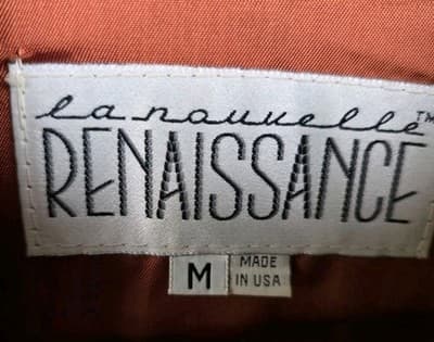 Vintage Renaissance Women's Medium Brown Leather Jacket - Thumbnail 4