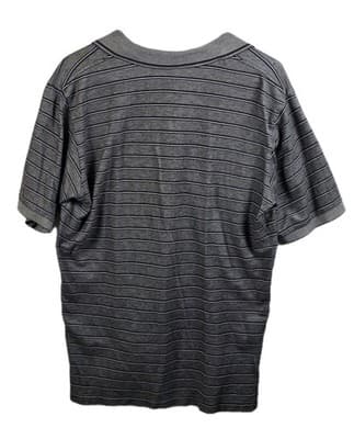 Polo Ralph Lauren Golf Men’s Large Gray & Black Striped Shirt - Thumbnail 5