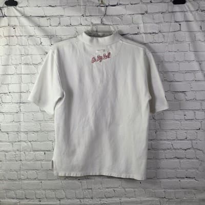 Indiana Hoosiers Men's Large White S/S Polo Shirt - Thumbnail 9