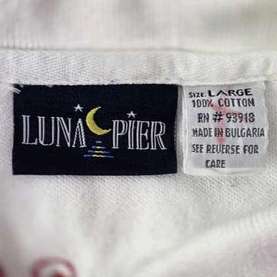 Indiana Hoosiers Men's Large White S/S Polo Shirt - Thumbnail 4