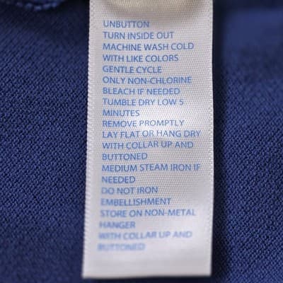 Southern Tide Men's Medium Blue Embroidery Logo Short Sleeve Polo Shirt - Thumbnail 6