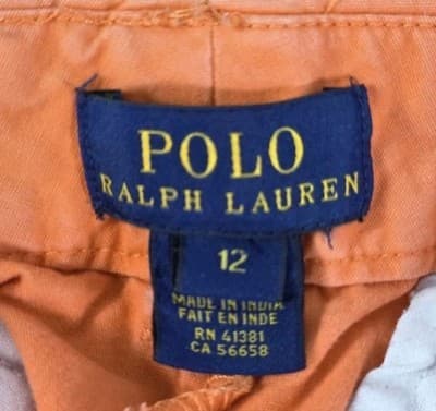 Polo Ralph Lauren Boys Size 12 Orange Shorts - Thumbnail 2