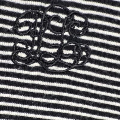 Lauren Ralph Lauren Women's XL Black & White Stripe Pajama Shirt - Thumbnail 3
