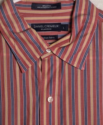 Daniel Cremieux Men's Large Tartan Long Sleeve Button Down Shirt - Thumbnail 2