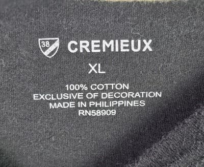 Daniel Cremieux 38 Men's XL Black Long Sleeve Pullover - Thumbnail 2