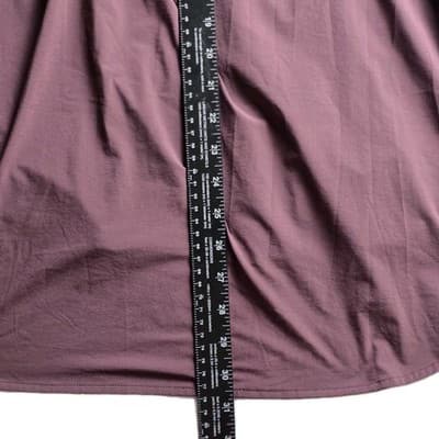 Duluth Trading Flexcellence Womens Large Maroon Long Sleeve Button Down - Thumbnail 7