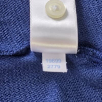 Southern Tide Men's Medium Blue Embroidery Logo Short Sleeve Polo Shirt - Thumbnail 5