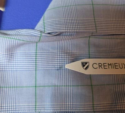 Daniel Cremieux Classics Men's Medium Madras Grey Button Down Long Sleeve Shirt - Thumbnail 9