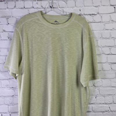 Tommy Bahama Men’s Large Green Island Shirt - Thumbnail 2