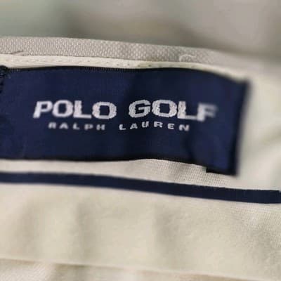 Polo Golf Ralph Lauren Men's 32 Beige Linen- Silk Blend Khaki Shorts - Thumbnail 7
