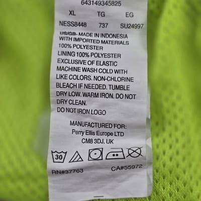 Nike Men’s XL Horizon Volley Swim Shorts Lime/Gray Ness 8448 - Thumbnail 4