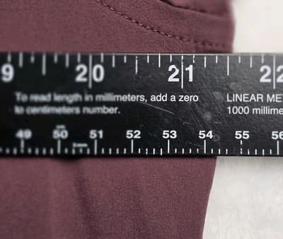 Duluth Trading Flexcellence Womens Large Maroon Long Sleeve Button Down - Thumbnail 5