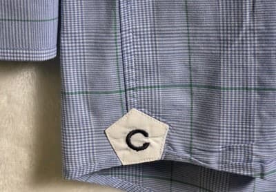 Daniel Cremieux Classics Men's Medium Madras Grey Button Down Long Sleeve Shirt - Thumbnail 3