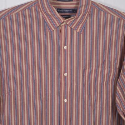 Daniel Cremieux Men's Large Tartan Long Sleeve Button Down Shirt - Thumbnail 6