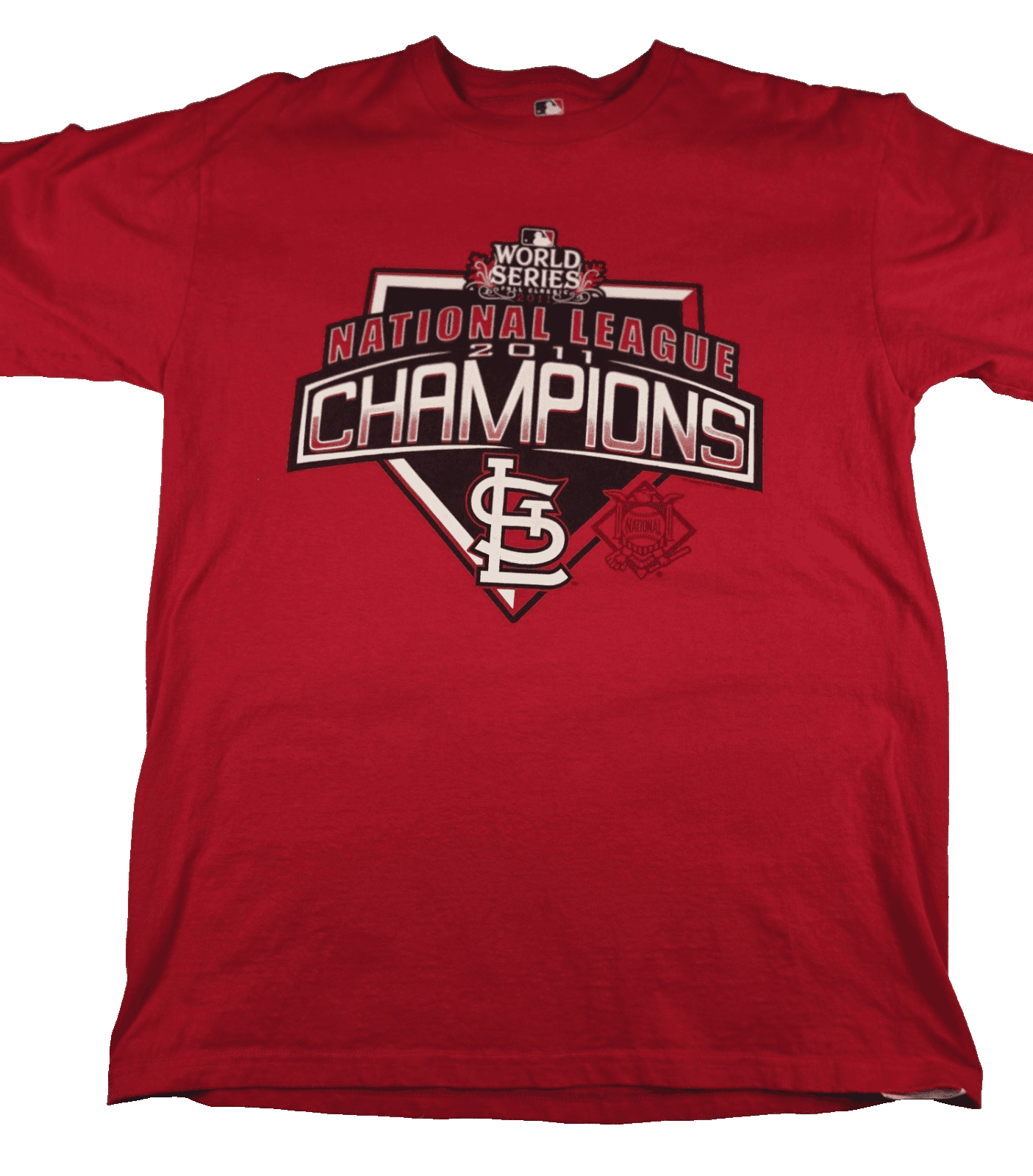 2011 St Louis Cardinals NL Champions Unisex Large T-Shirt - Image 1